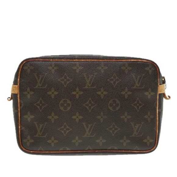 LOUIS VUITTON Monogram Compiegne 23 Clutch Bag M51847 LV Auth 90722 - Picture 2 of 16